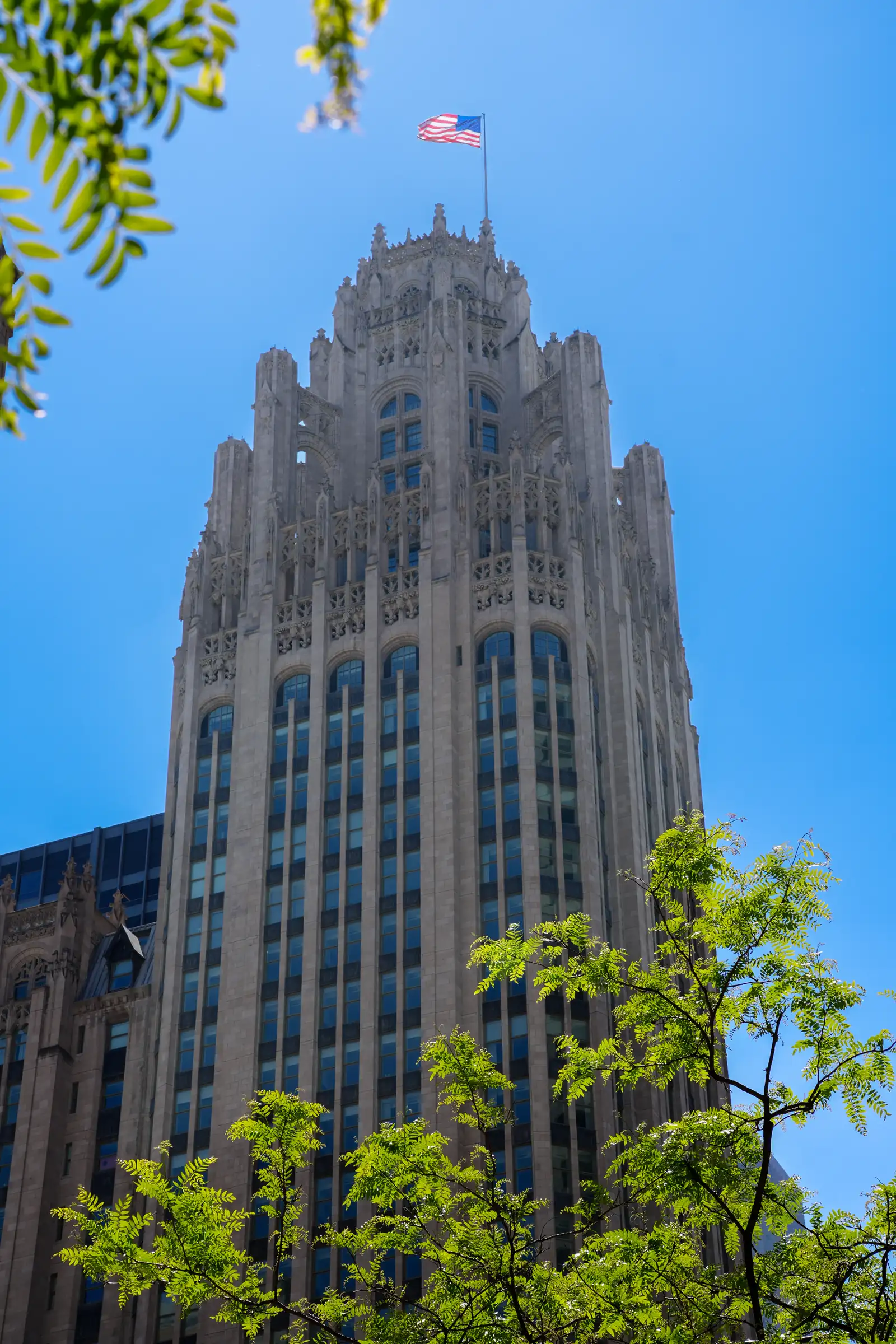 Visual exploration of Chicago, featuring a aquatic aesthetic.