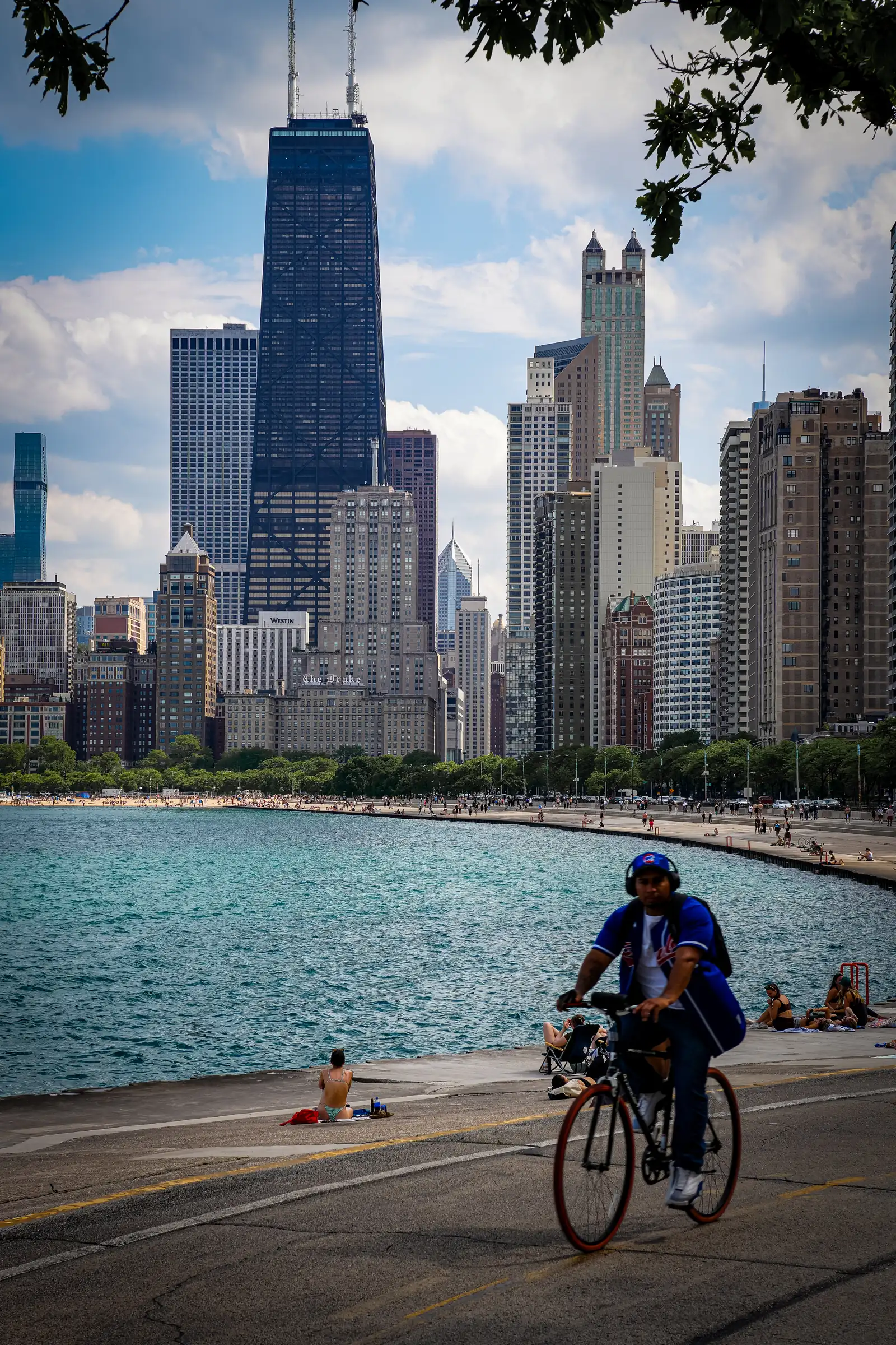 Visual exploration of Chicago, featuring a azure aesthetic.