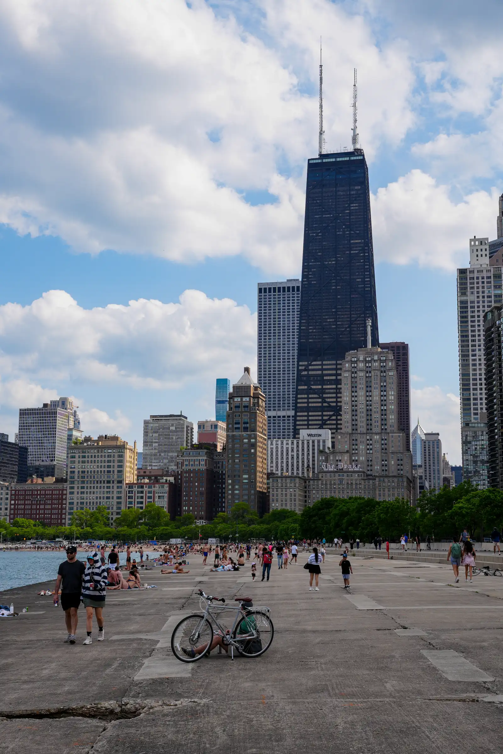 Visual exploration of Chicago, featuring a aquatic aesthetic.