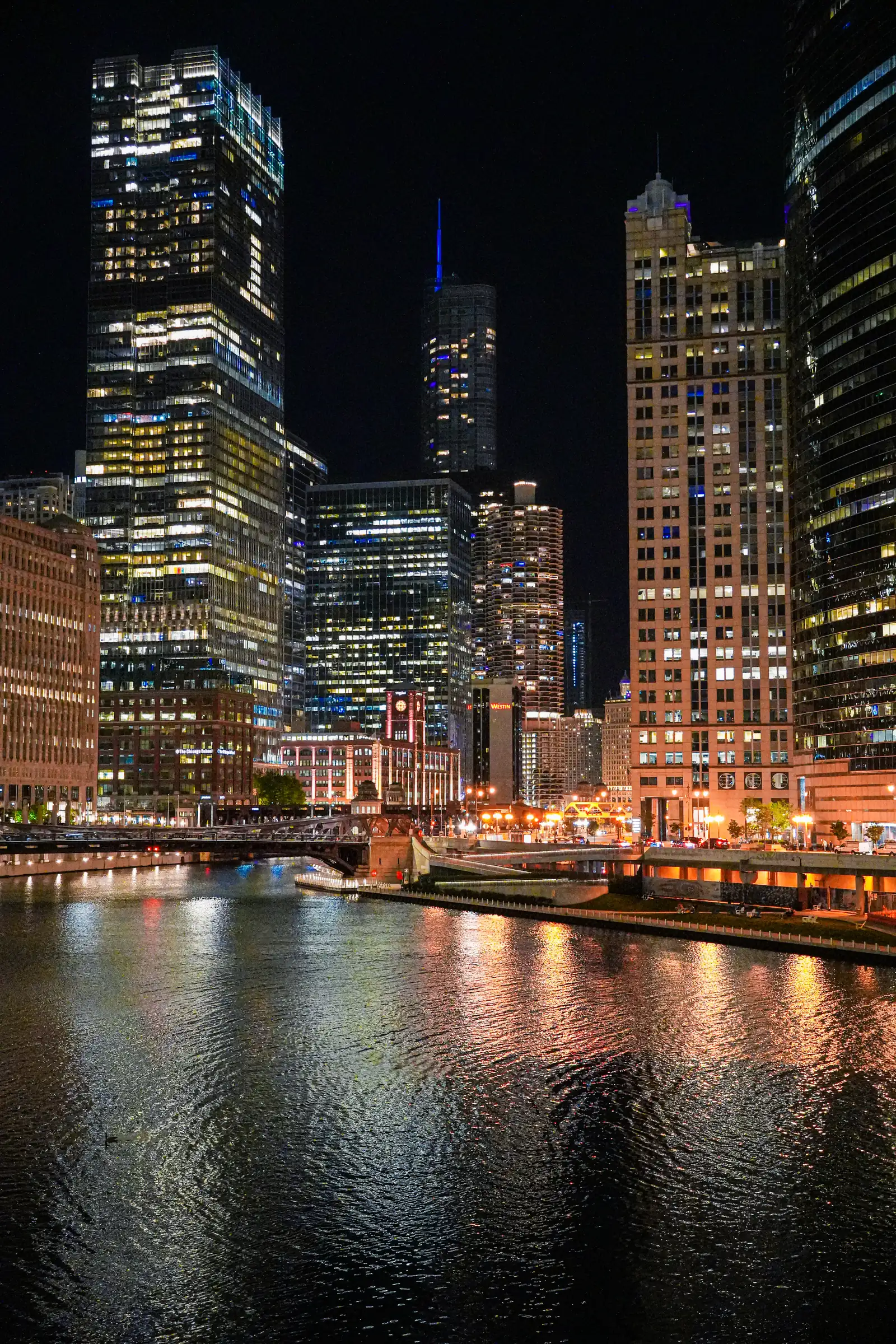 A coastal view of Chicago. artistique