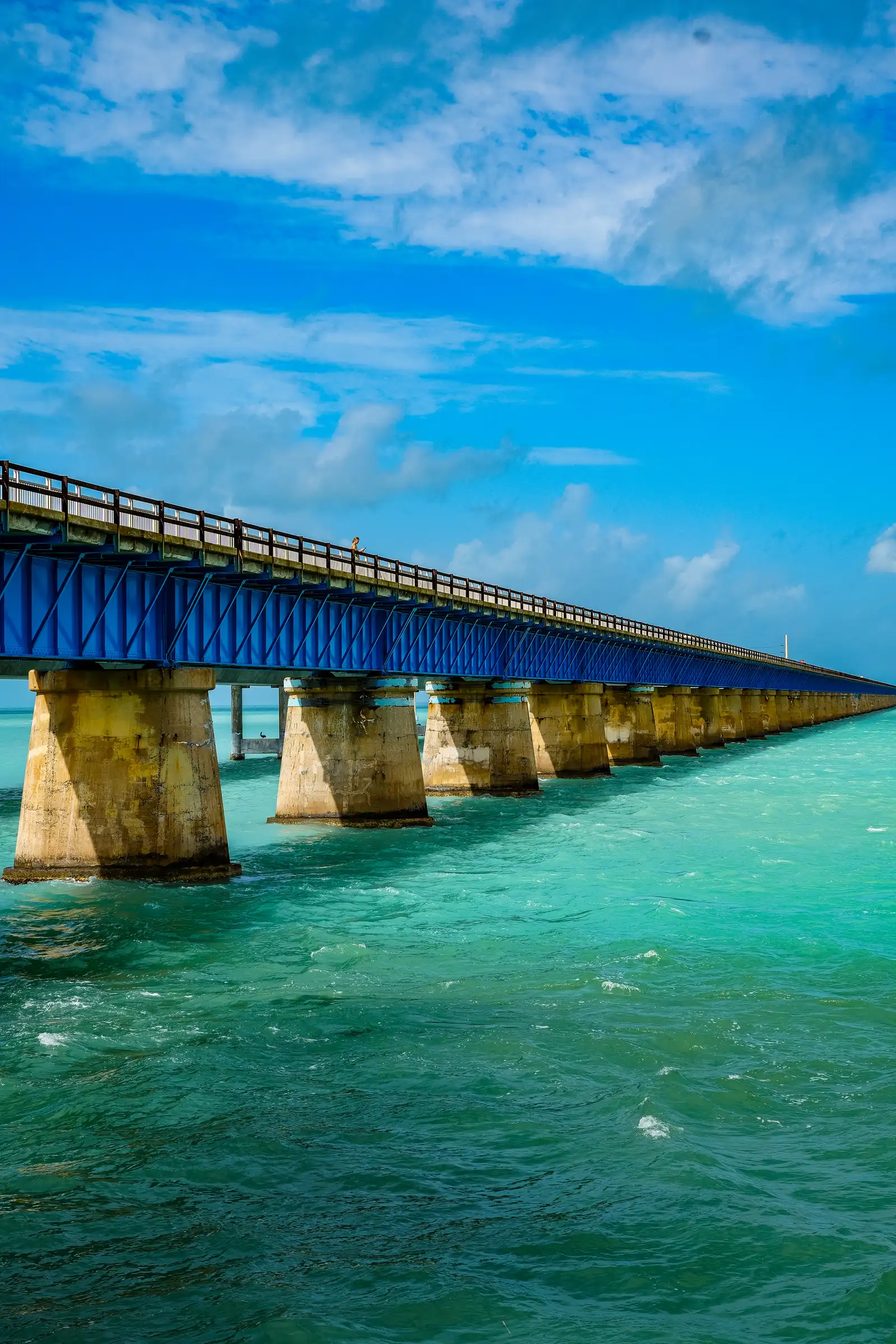 The bright and clear atmosphere of Keys, a bright and clear shot.