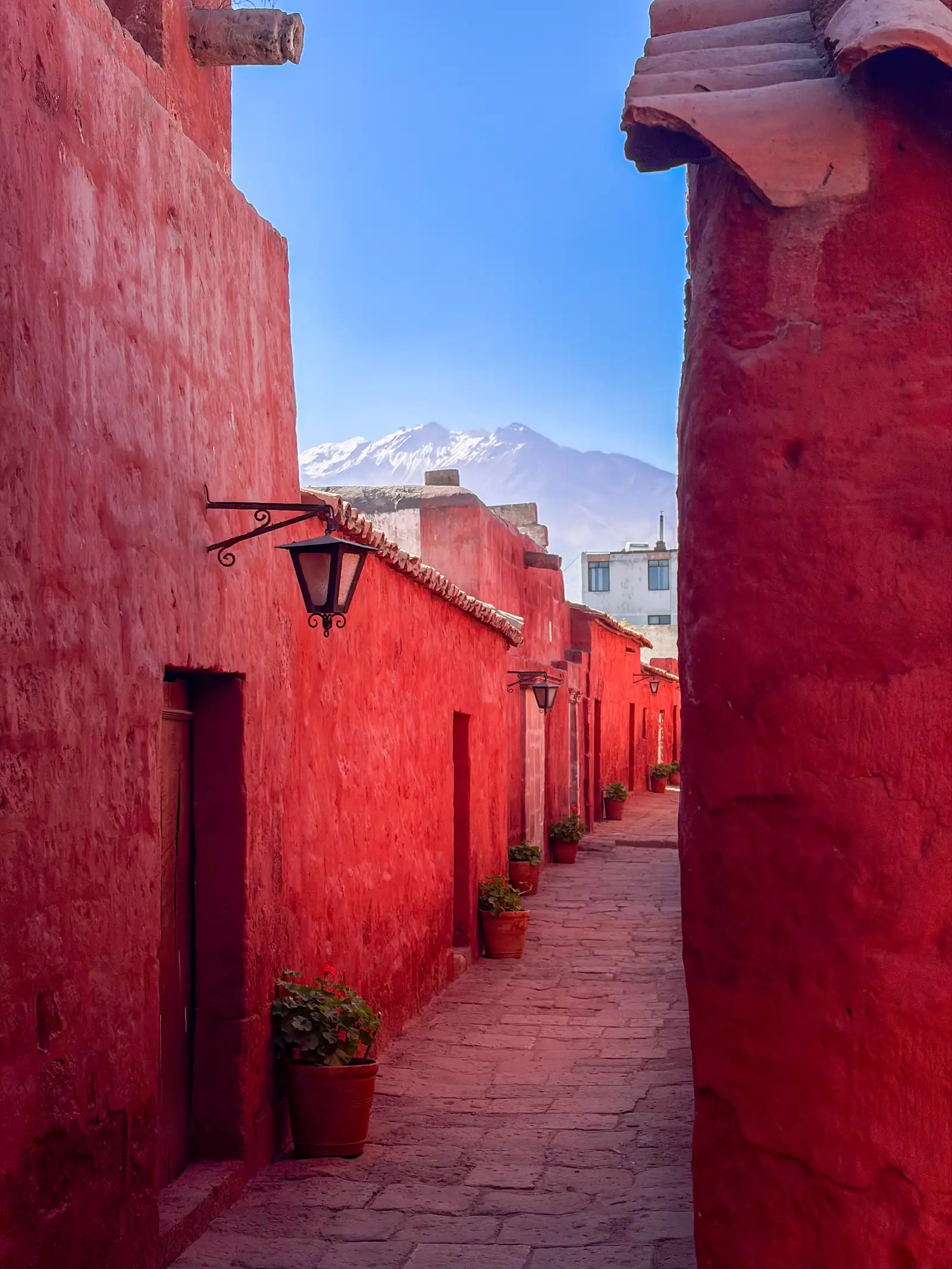 The with warm tones atmosphere of Peru, a with warm tones shot.