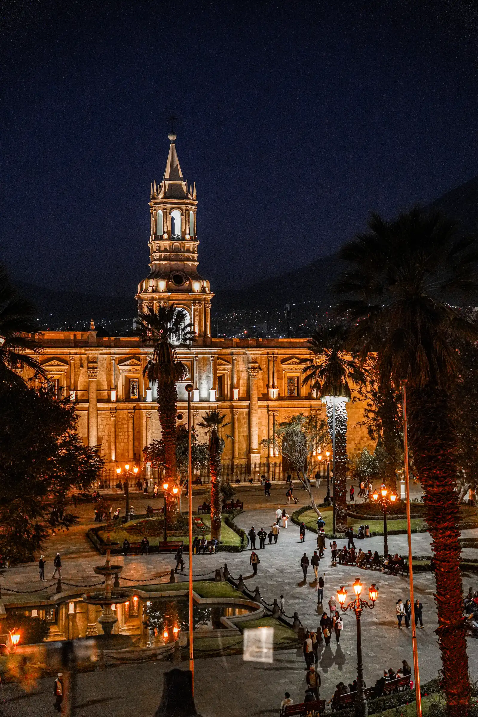 The dark and mysterious atmosphere of Peru, a dark and mysterious shot.