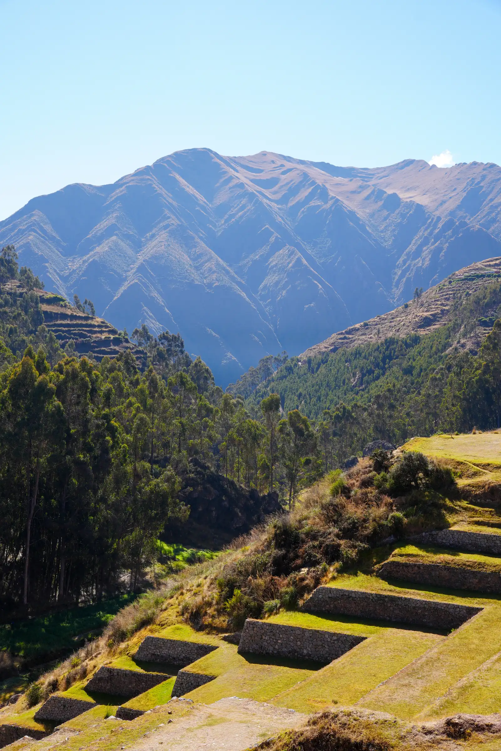 The with cold reflections atmosphere of Peru, a with cold reflections shot.
